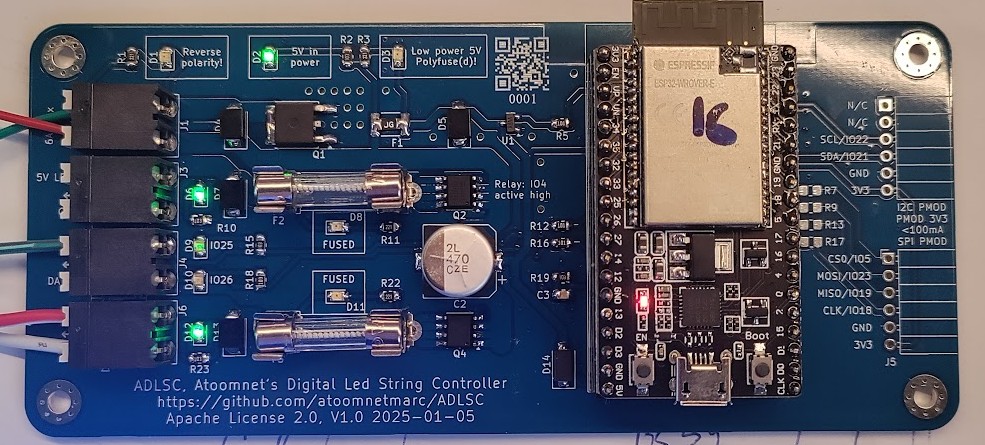 Atoomnet's Digital Led String Controller