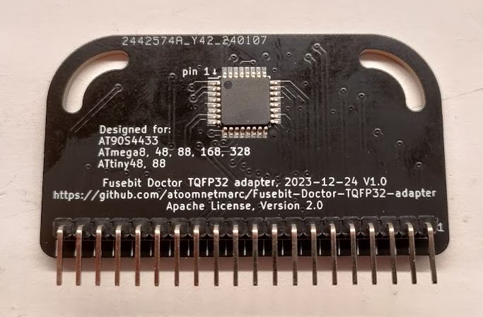 Fusebit Doctor TQFP32 adapter