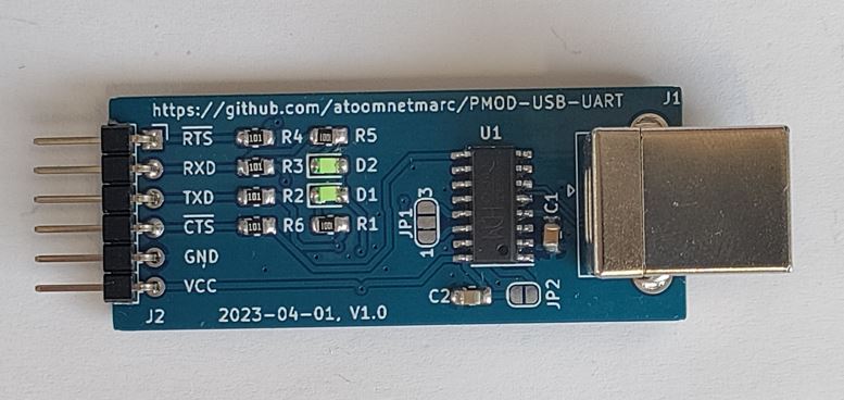 An USB UART PMOD