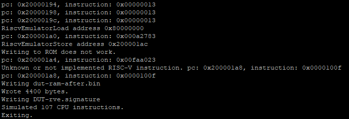 RISC-V-emulator implementation useable for RISCOF riscv-arch-test.